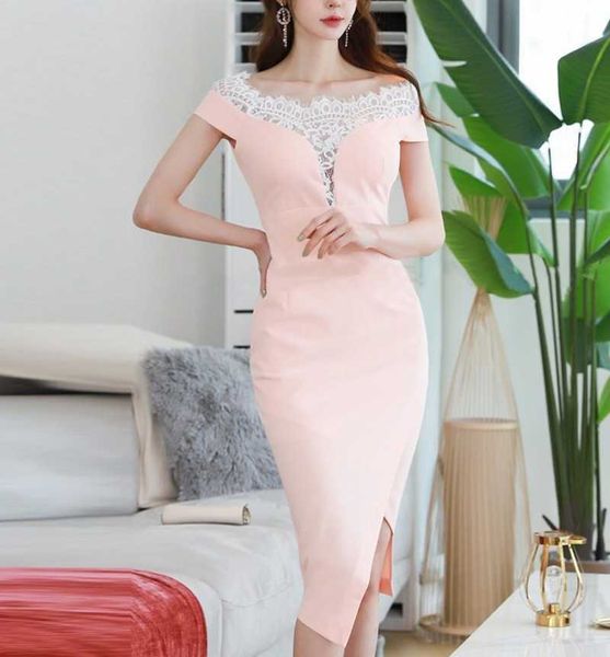 summer fashion women lace patchwork dress knee-length sheath pencil dresses elegant slim bodycon dress 210531, Black;gray
summer fashion women lace patchwork dress knee-length sheath pencil dresses elegant slim bodycon dress 210531, Black;gray