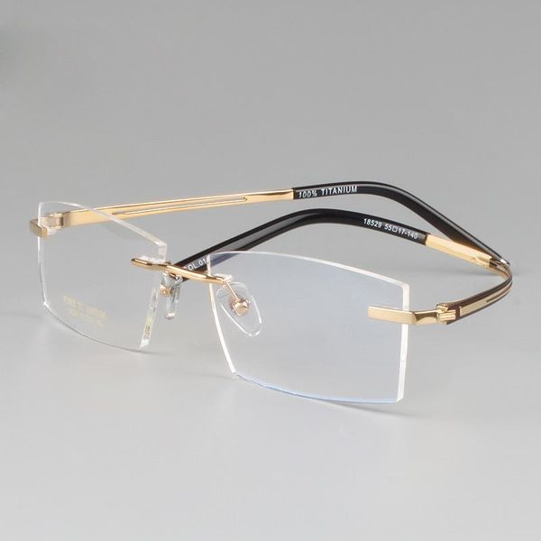 fashion sunglasses frames high-grade luxury titanium eyeglasses women business rimless glasses for men optical myopia reading armacao de ocu, Black
fashion sunglasses frames high-grade luxury titanium eyeglasses women business rimless glasses for men optical myopia reading armacao de ocu, Black