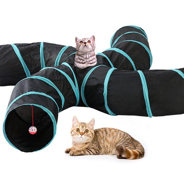 cat tunnel toy 4/5 way collapsible pet play tube with storage bag for cats puppy rabbits guinea indoor and outdoor toys
cat tunnel toy 4/5 way collapsible pet play tube with storage bag for cats puppy rabbits guinea indoor and outdoor toys