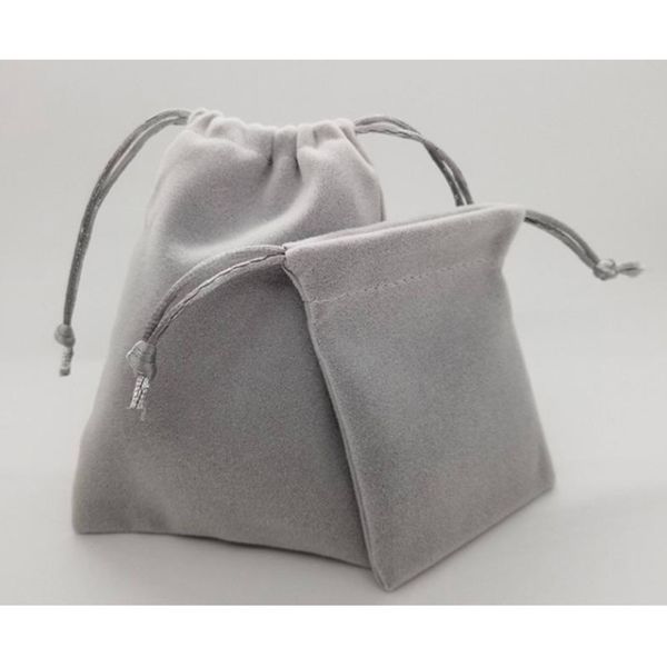 1000pcs gray velvet bags jewellery drawstring bag 10x13 11x14cm bead cosmetic wedding candy container storage packaging bags
1000pcs gray velvet bags jewellery drawstring bag 10x13 11x14cm bead cosmetic wedding candy container storage packaging bags
