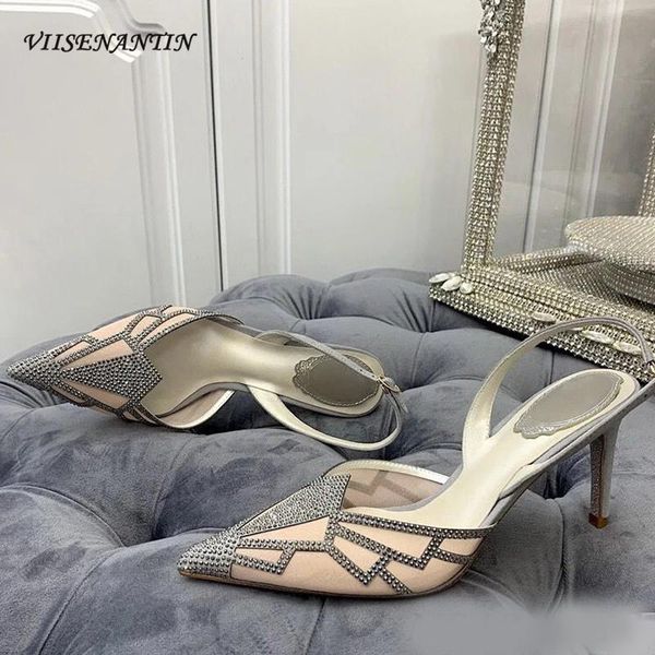 sandals summer fashion pointed toe crystal stiletto high heels female french elegant banquet wedding party heel, Black
sandals summer fashion pointed toe crystal stiletto high heels female french elegant banquet wedding party heel, Black