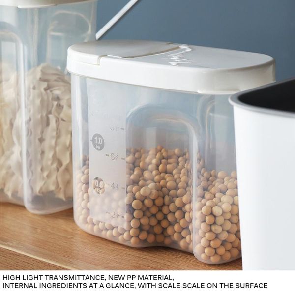 storage bottles & jars cereal dispenser tank airtight rice container food box for coarse cereals grains containers sealed
storage bottles & jars cereal dispenser tank airtight rice container food box for coarse cereals grains containers sealed