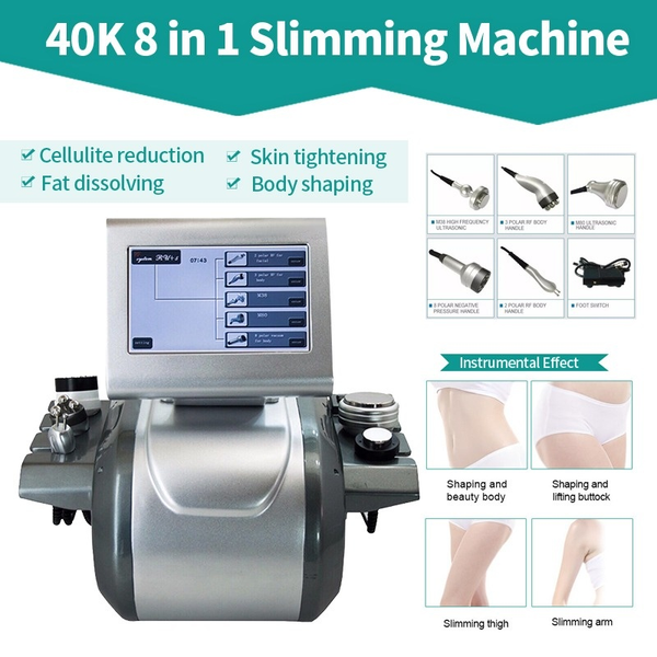 2022 arrival body cavitation rf face ultrasound machine for loss weight