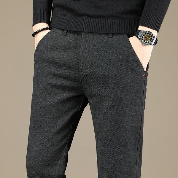 luxury straight business casual men pants designer spring autumn elegant male leisure long formal trousers men's, Black
luxury straight business casual men pants designer spring autumn elegant male leisure long formal trousers men's, Black