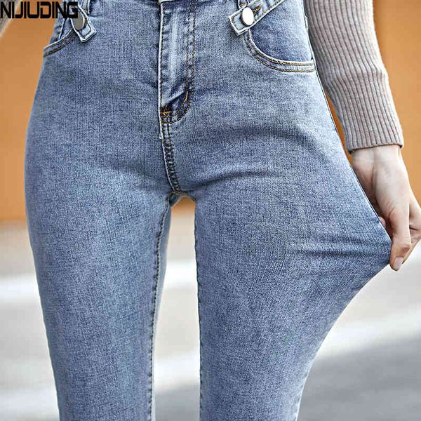 women high waist slim jeans elastic push up hips denim pants zipper fitness female stretch casual trousers 210514, Blue
women high waist slim jeans elastic push up hips denim pants zipper fitness female stretch casual trousers 210514, Blue