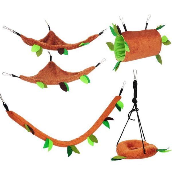 5pcs cute small pet cage sugar glider hamster squirrel swing bed nest hammock animal supplies
5pcs cute small pet cage sugar glider hamster squirrel swing bed nest hammock animal supplies