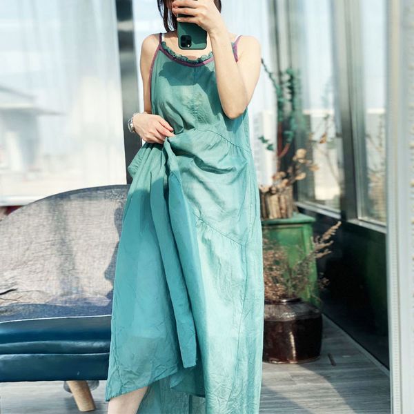 johnature summer cotton linen retro patchwork solid color suspender dresses simple comfortable all-match women dress 210521, Black;gray
johnature summer cotton linen retro patchwork solid color suspender dresses simple comfortable all-match women dress 210521, Black;gray