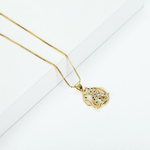 pendant necklaces daihe punk gold plated spotted leopards necklace women adjustable micro inlay 5a zircon copper female jewelry, Silver
pendant necklaces daihe punk gold plated spotted leopards necklace women adjustable micro inlay 5a zircon copper female jewelry, Silver