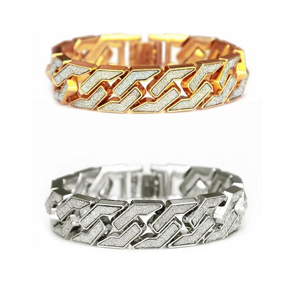 link, chain xishan fashion bling men hip hop bracelet gold curb cuban iced out rapper jewelry, Black
link, chain xishan fashion bling men hip hop bracelet gold curb cuban iced out rapper jewelry, Black