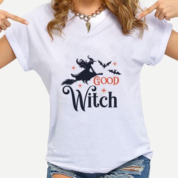 women's t-shirt halloween good witch graphic t shirt 2021 women fashion y2k aesthetic harajuku pullover stylish happy young, White
women's t-shirt halloween good witch graphic t shirt 2021 women fashion y2k aesthetic harajuku pullover stylish happy young, White