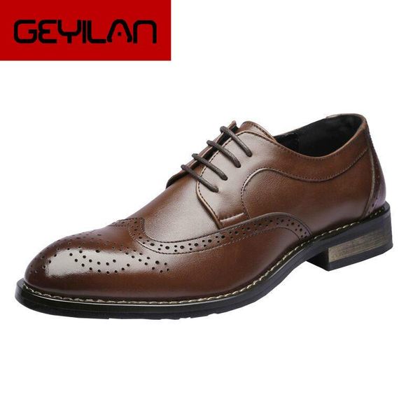 dress shoes men brogue luxury italian style pointed toe formal wedding casual lace-up plaid business leather wed4, Black
dress shoes men brogue luxury italian style pointed toe formal wedding casual lace-up plaid business leather wed4, Black