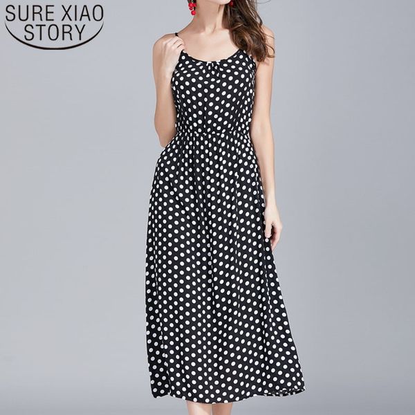 fashion women dresses summer ladies black dot sleeveless a-line chiffon elegant empire 3826 50 210510, Black;gray
fashion women dresses summer ladies black dot sleeveless a-line chiffon elegant empire 3826 50 210510, Black;gray