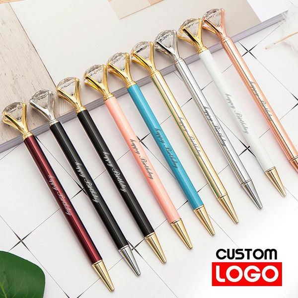 ballpoint pens metal diamond pen rotating advertising creative lettering engraved name custom logo office stationery, Blue;orange
ballpoint pens metal diamond pen rotating advertising creative lettering engraved name custom logo office stationery, Blue;orange