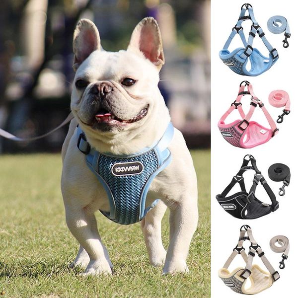 cat collars & leads dog adjustable harness vest walking lead leash for puppy dogs collar polyester mesh breast strap small medium pets
cat collars & leads dog adjustable harness vest walking lead leash for puppy dogs collar polyester mesh breast strap small medium pets