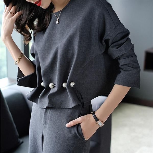 women's suits & blazers autumn runway clothing suit sets cut out glam long sleeve blazer and vintage pearl buttom pants 2 piece set fe, White;black
women's suits & blazers autumn runway clothing suit sets cut out glam long sleeve blazer and vintage pearl buttom pants 2 piece set fe, White;black