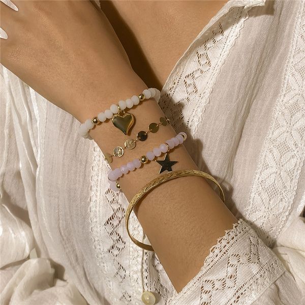 europe punk style star heart pendant bracelets geometric round pieces chains metal hand jewelry accessories multi layer lovers bangle wholes, Golden;silver
europe punk style star heart pendant bracelets geometric round pieces chains metal hand jewelry accessories multi layer lovers bangle wholes, Golden;silver