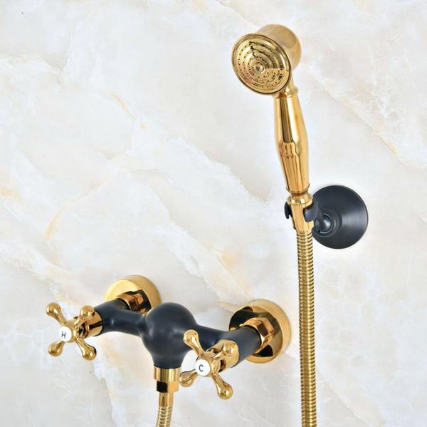 luxury gold color brass black oil rubbed bronze wall mounted bathroom hand held shower head faucet set bath mixer tap mna512 sets
luxury gold color brass black oil rubbed bronze wall mounted bathroom hand held shower head faucet set bath mixer tap mna512 sets