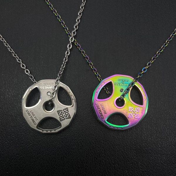 necklaces men's barbell sports male pendant stainless steel chains mens piece punk 2021 fashion accessories, Silver
necklaces men's barbell sports male pendant stainless steel chains mens piece punk 2021 fashion accessories, Silver