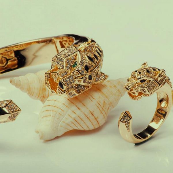 bangle nwq animal tiger head cuff for girls woen gold plating zircon luxury statement bracelet fashion jewelry set ring, Black
bangle nwq animal tiger head cuff for girls woen gold plating zircon luxury statement bracelet fashion jewelry set ring, Black