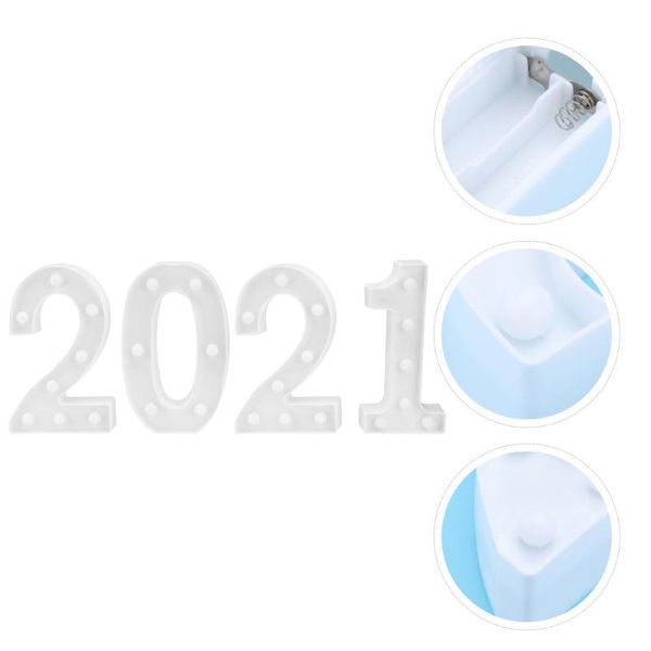 novelty items 4pcs decorative 2021 number lamp wedding night light led ornament (white)
novelty items 4pcs decorative 2021 number lamp wedding night light led ornament (white)