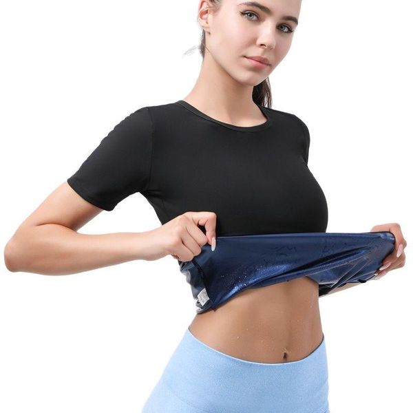 women's shapers sauna suit for women weight loss short sleeve shirt sweat vest fitness slimming body shaper waist trainer workout, Black;white
women's shapers sauna suit for women weight loss short sleeve shirt sweat vest fitness slimming body shaper waist trainer workout, Black;white