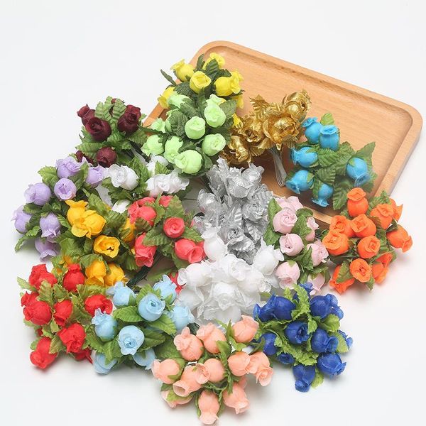 decorative flowers & wreaths 12pcs mini artificial flower silk rose bouquet for wedding party home decoration diy wreath scrapbook accessori
decorative flowers & wreaths 12pcs mini artificial flower silk rose bouquet for wedding party home decoration diy wreath scrapbook accessori