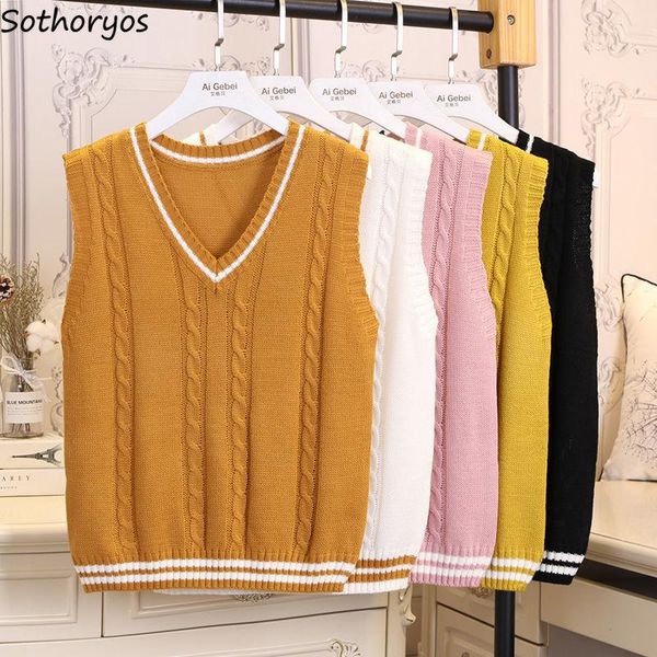 women's vests sweater vest women v-neck loose simple classic elegant office ladies ulzzang chic leisure knitted fashion korean soft, Black;white
women's vests sweater vest women v-neck loose simple classic elegant office ladies ulzzang chic leisure knitted fashion korean soft, Black;white