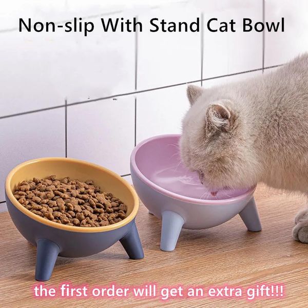 cat dog bowl non-slip with stand safeguard neck puppy cats feeder 15 degrees tilted drink water dish bowls & feeders
cat dog bowl non-slip with stand safeguard neck puppy cats feeder 15 degrees tilted drink water dish bowls & feeders