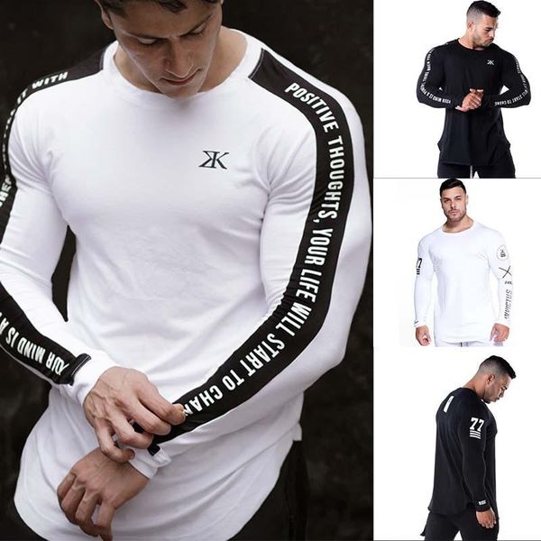 men's t-shirts 2021 autumn t-shirt long-sleeved training suit sports running gym wicking quick-drying shirt m-2xl, White;black
men's t-shirts 2021 autumn t-shirt long-sleeved training suit sports running gym wicking quick-drying shirt m-2xl, White;black