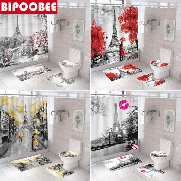 shower curtains eiffel tower lover 3d bathroom curtain set artistic scenery with hooks washroom toilet cover mat non-slip rugs
shower curtains eiffel tower lover 3d bathroom curtain set artistic scenery with hooks washroom toilet cover mat non-slip rugs