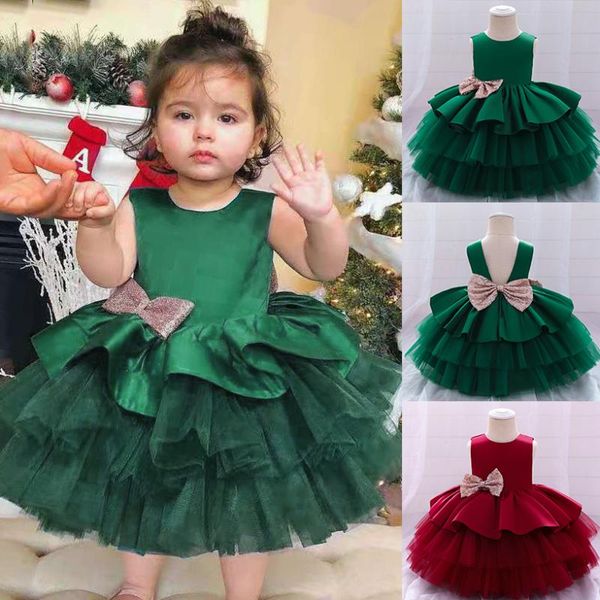 baptism infant big bow flower dress baby girls 1st birthday party wedding lace kids clothes princess vestido costume girl's dresses, Red;yellow
baptism infant big bow flower dress baby girls 1st birthday party wedding lace kids clothes princess vestido costume girl's dresses, Red;yellow