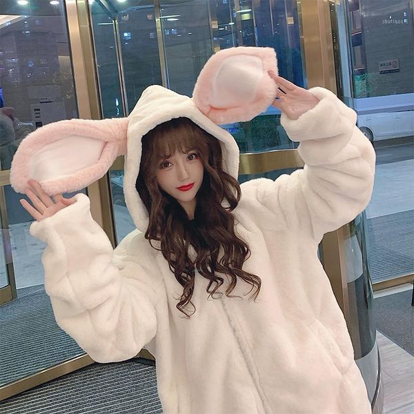 women's wool & blends ears hooded cotton coat women 2021 autumn winter thicken warm down jackets female korean style cute, Black
women's wool & blends ears hooded cotton coat women 2021 autumn winter thicken warm down jackets female korean style cute, Black