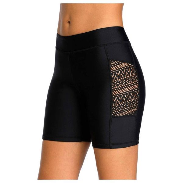 high waisted retro bathing suit underwear women shorts lace board short swimsuit bottom swimwear quick dry swimming boxer women's, White;black
high waisted retro bathing suit underwear women shorts lace board short swimsuit bottom swimwear quick dry swimming boxer women's, White;black