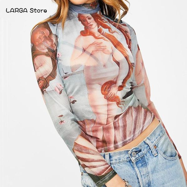 birth of tattoo mesh long sleeve mock neck cropped womens t-shirts party club outfit / women's t-shirt, White
birth of tattoo mesh long sleeve mock neck cropped womens t-shirts party club outfit / women's t-shirt, White
