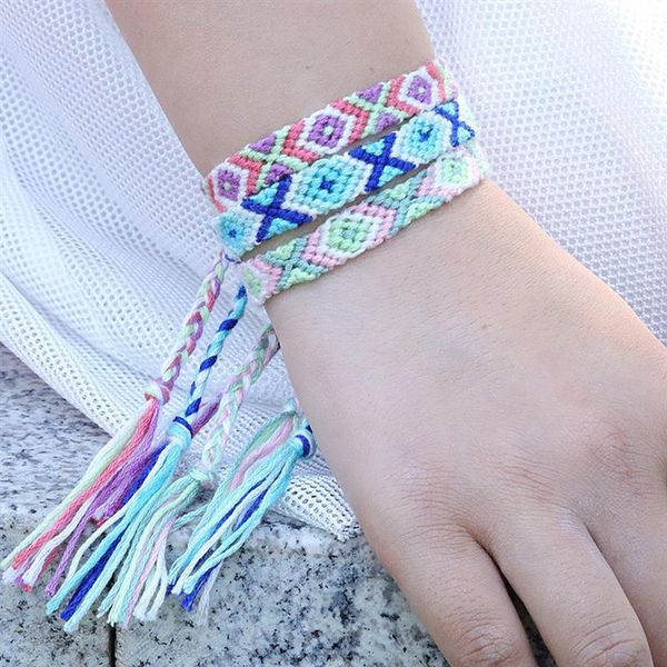 woven bracelet handmade bohemian style adjustable rope multicolor braided cotton hand link, chain, Black
woven bracelet handmade bohemian style adjustable rope multicolor braided cotton hand link, chain, Black