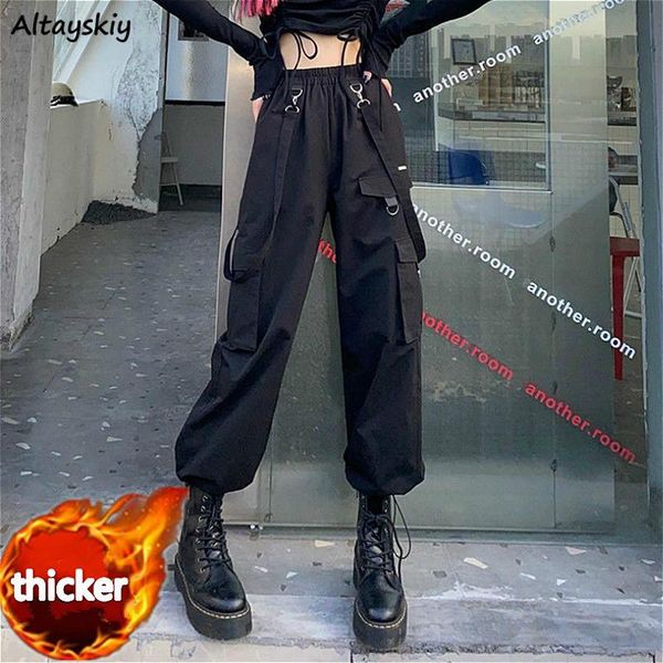 cargo pants women black casual all-match streetwear bf ankle-length trousers pure trendy teenagers spring thicker plus size 4xl women's, Black;white
cargo pants women black casual all-match streetwear bf ankle-length trousers pure trendy teenagers spring thicker plus size 4xl women's, Black;white