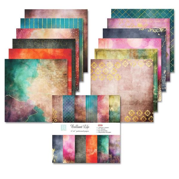 12/24 sheets beilliant life scrapbook paper origami art background card making diy scrapbooking pads craft tools other arts and crafts
12/24 sheets beilliant life scrapbook paper origami art background card making diy scrapbooking pads craft tools other arts and crafts