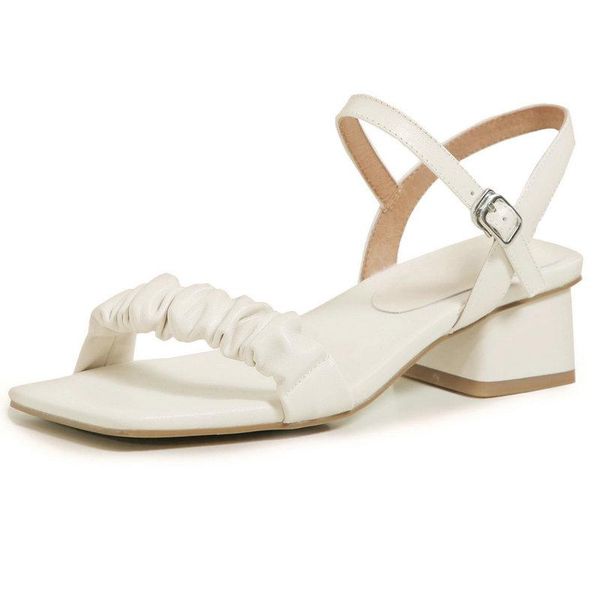 dress shoes sweet pleated women sandals genuine leather summer thick high heels pumps female 2021 party dancing woman, Black
dress shoes sweet pleated women sandals genuine leather summer thick high heels pumps female 2021 party dancing woman, Black