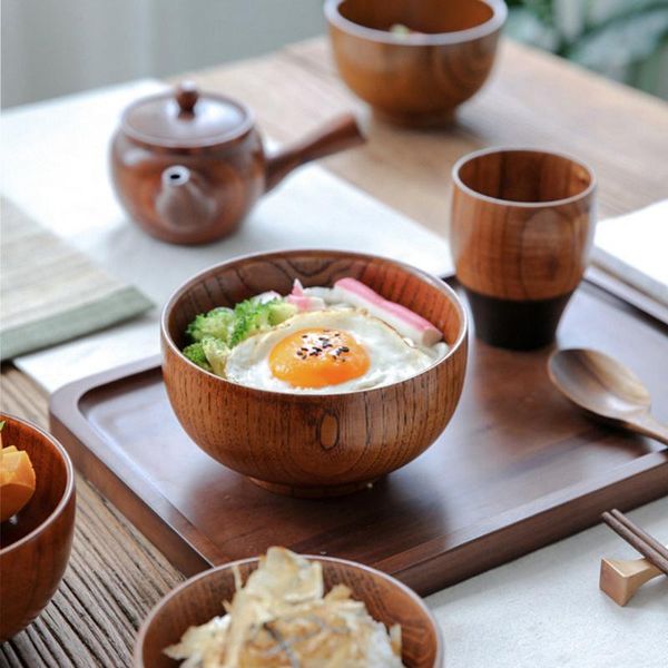 bowls japanese wooden bowl tableware salad rice noodle solid wood children's household container table decoration
bowls japanese wooden bowl tableware salad rice noodle solid wood children's household container table decoration