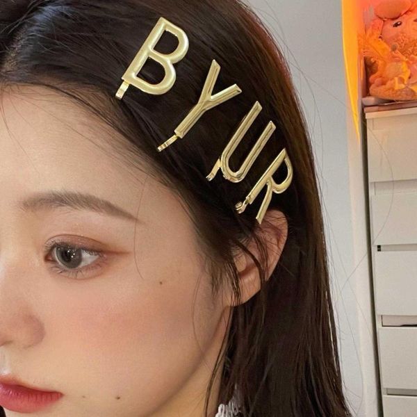 hair clips & barrettes jin zhini's same metal letter hairpin, cool wind side, sweet or not, hairpin headdress girl, Golden;silver
hair clips & barrettes jin zhini's same metal letter hairpin, cool wind side, sweet or not, hairpin headdress girl, Golden;silver