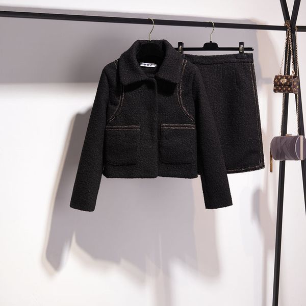 arrival tweed jacket and joint for mrs. autumn fashion thin black female wool + mini skirt tuxedos k1215 hsrm
arrival tweed jacket and joint for mrs. autumn fashion thin black female wool + mini skirt tuxedos k1215 hsrm