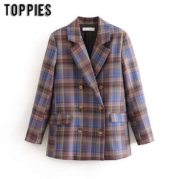 spring lattice jacket women suits double breasted blazer office lady formal 210421, White;black
spring lattice jacket women suits double breasted blazer office lady formal 210421, White;black