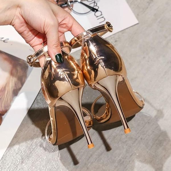 women shoes one word belt sandals 2021 all-match open toe transparent thin strap silver high heels stiletto 8cm, Black
women shoes one word belt sandals 2021 all-match open toe transparent thin strap silver high heels stiletto 8cm, Black