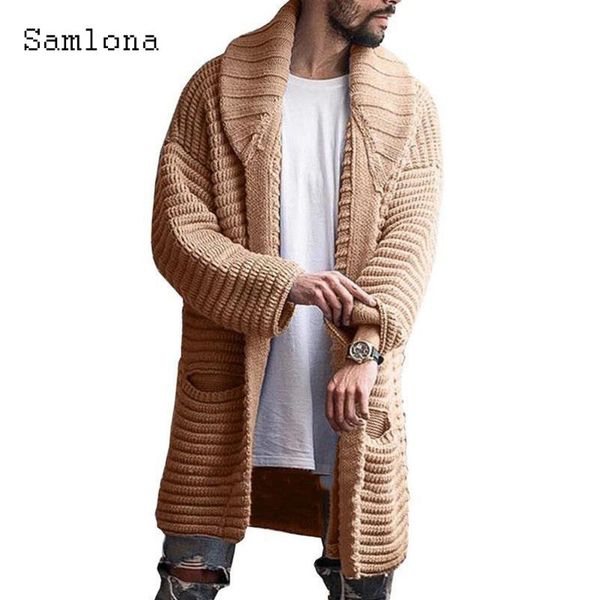 men's sweaters samlona plus size 4xl men autumn knitting winter long coats mens patchwork cardigans pocket design sweater 2021, White;black
men's sweaters samlona plus size 4xl men autumn knitting winter long coats mens patchwork cardigans pocket design sweater 2021, White;black