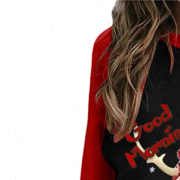 christmas elk print tshirts women t shirt long sleeve splicing femme koszulka damska for, White
christmas elk print tshirts women t shirt long sleeve splicing femme koszulka damska for, White