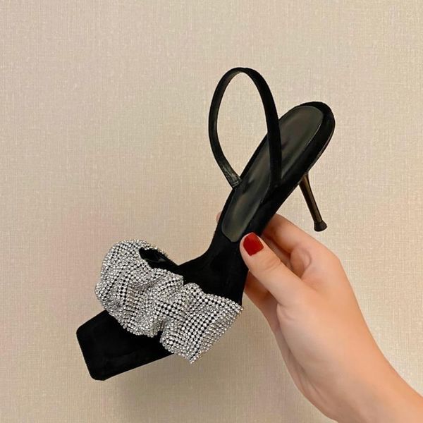 dress shoes black crystal back strap sandals square toe ladies pleated silver fashion women high heel
dress shoes black crystal back strap sandals square toe ladies pleated silver fashion women high heel
