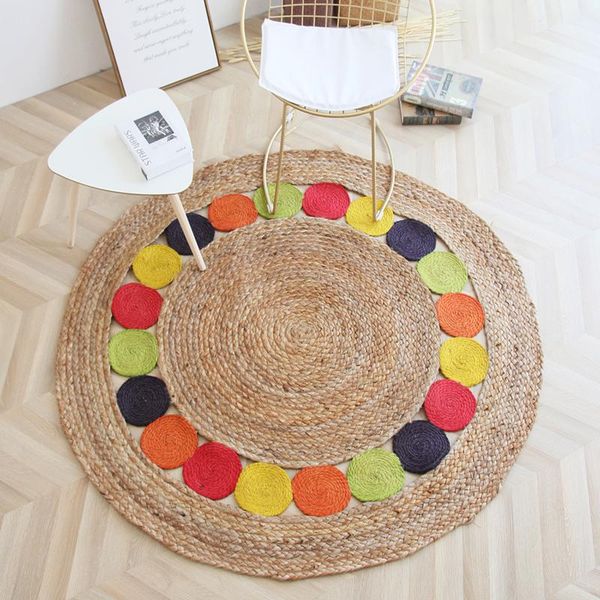 carpets 1m circle jute rug for bedroom living room round area rugs japanese and korean home decorative tatami wovern carpet
carpets 1m circle jute rug for bedroom living room round area rugs japanese and korean home decorative tatami wovern carpet