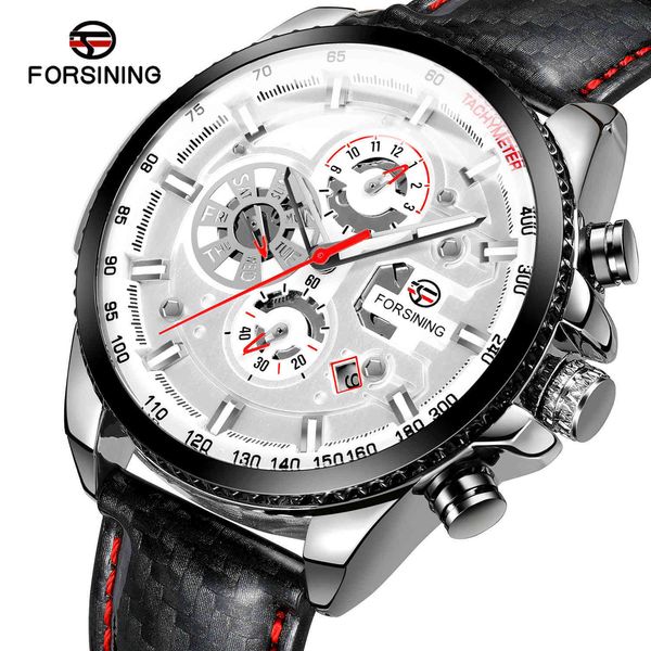 casual forsining men automatic golden date polish black leather belt mechanical watches waterproof clock relogio masculino, Slivery;brown
casual forsining men automatic golden date polish black leather belt mechanical watches waterproof clock relogio masculino, Slivery;brown
