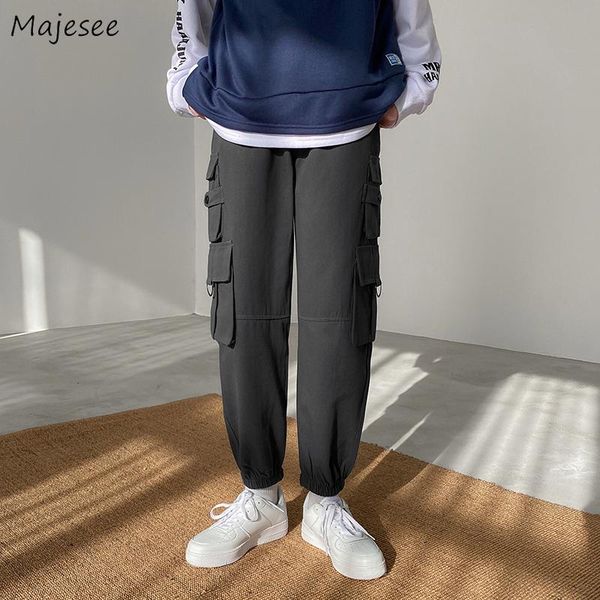 men's pants men casual loose cargo pockets ankle length male all-match daily trousers streetwear harajuku spring joggers korean, Black
men's pants men casual loose cargo pockets ankle length male all-match daily trousers streetwear harajuku spring joggers korean, Black
