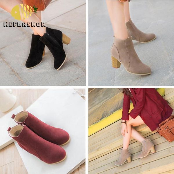 boots korean fashion women ankle block high heels black burgundy female square quality platform short zipper
boots korean fashion women ankle block high heels black burgundy female square quality platform short zipper